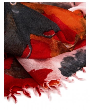 Палантин Женский W40-LA.PEINTURE/ROUGE